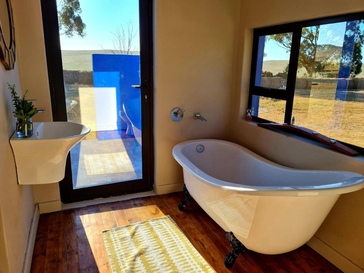 Die Blouhuis Farmhouse Retreat With A Hot Tub Cloeteskraal Extérieur photo